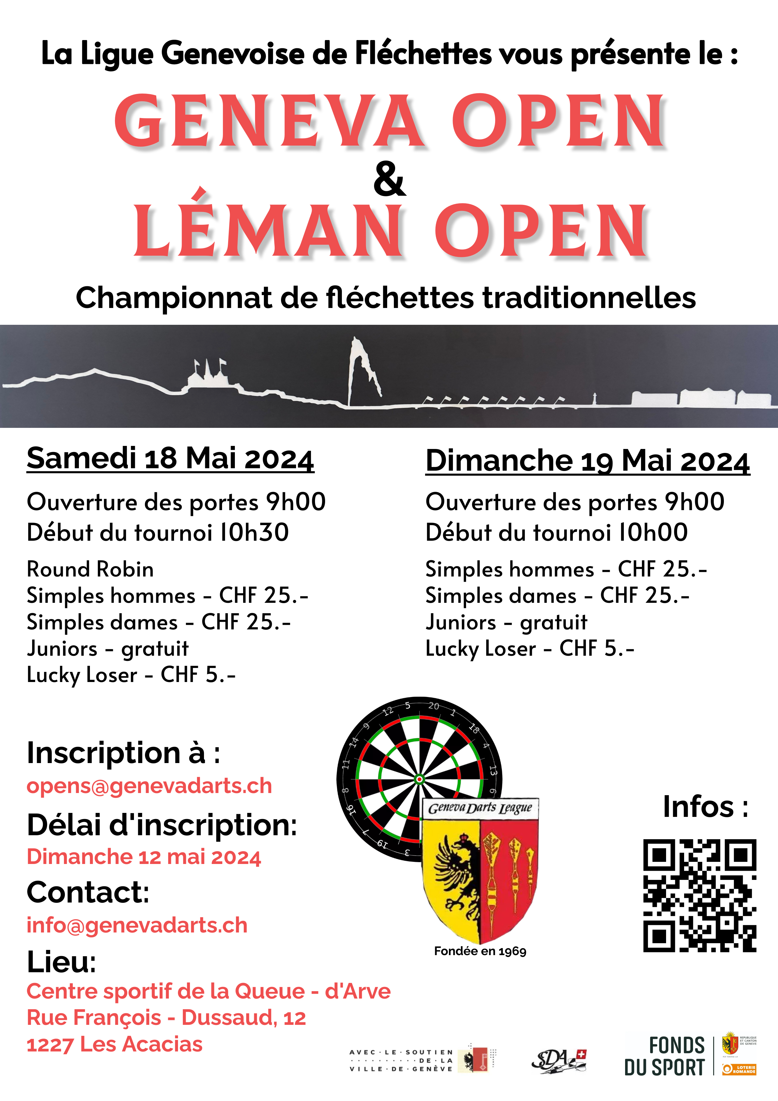 Affiche Geneva Open & Léman Open 2024